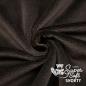 Preview: Plüschstoff Shorty uni 75x100cm dunkelbraun schoko – Kullalo